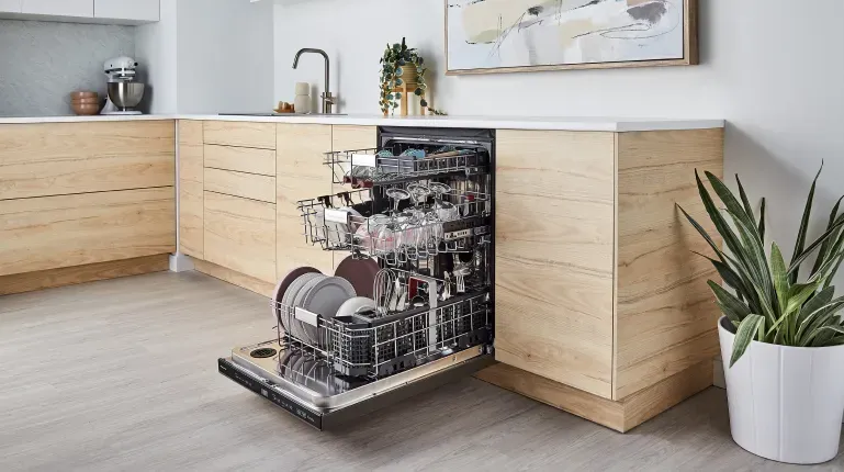 kitchenaid-dishwasher-open-filled